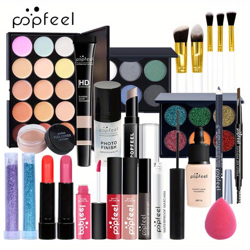All In One Makeup Set Eyeshadow Concealer Lip Gloss Eyebrow Pencil