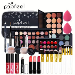 All In One Makeup Set Eyeshadow Concealer Lip Gloss Eyebrow Pencil