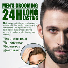 Long Lasting Fragrance Hair Wax - Strong Hold Pomade for Fluffy Hair