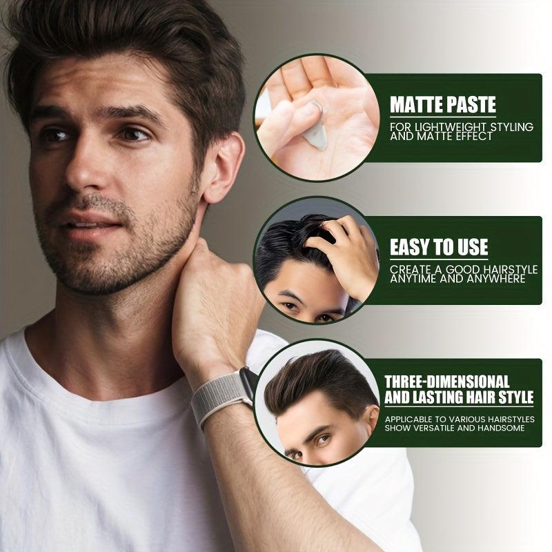 Long Lasting Fragrance Hair Wax - Strong Hold Pomade for Fluffy Hair
