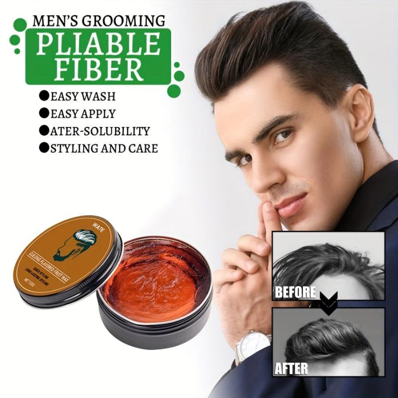 Long Lasting Fragrance Hair Wax - Strong Hold Pomade for Fluffy Hair