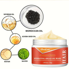 Hydrating Argan Hair Mask Extra Hydrating & Softening Anti Frizz Hair Care Cream