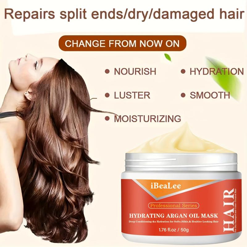 Hydrating Argan Hair Mask Extra Hydrating & Softening Anti Frizz Hair Care Cream