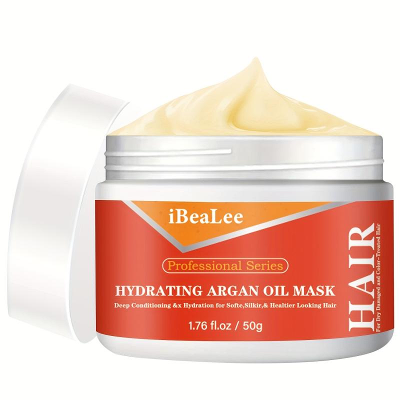 Hydrating Argan Hair Mask Extra Hydrating & Softening Anti Frizz Hair Care Cream