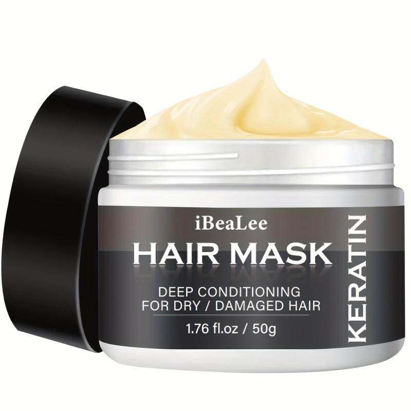50g Moisturizing Hair Mask with Hyaluronic Acid for Soft, Frizz-Free Hair
