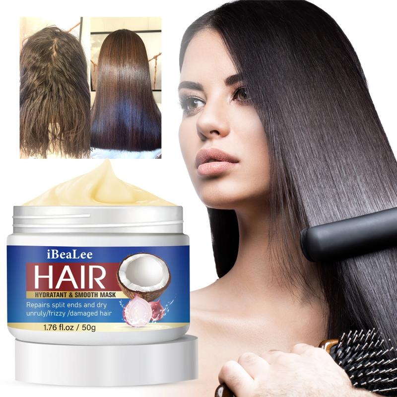 Hair Mask Moisturizing Smoothing Cream Repair Dry Damaged Frizz Split Ends