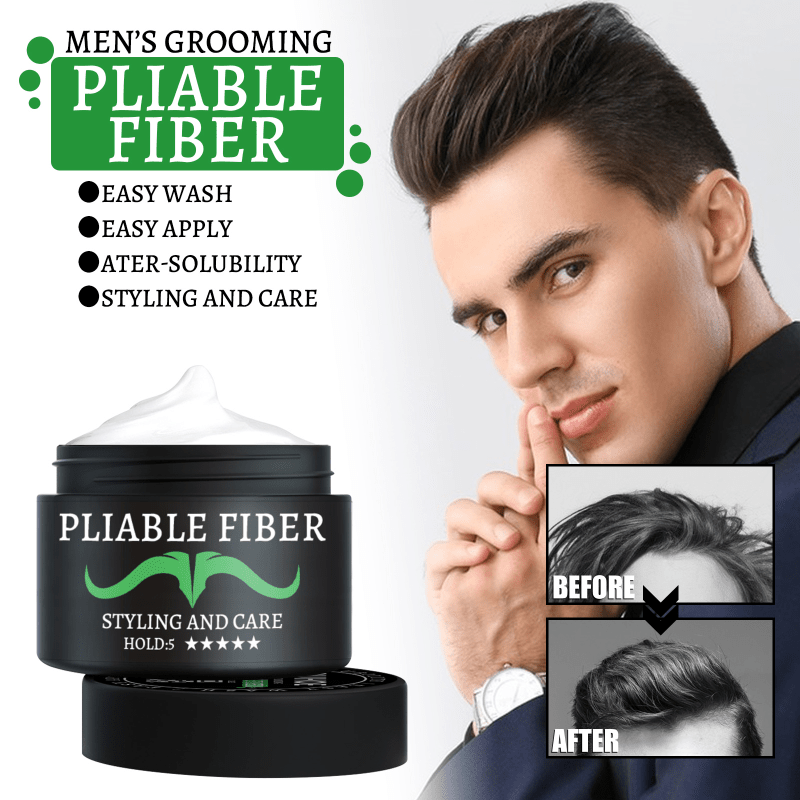 Men's Anti Frizz Styling Cream for Natural Fluffy Hair
