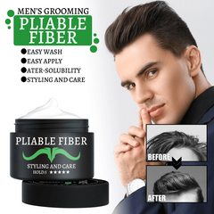 Men's Anti Frizz Styling Cream for Natural Fluffy Hair