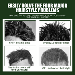 Men's Anti Frizz Styling Cream for Natural Fluffy Hair
