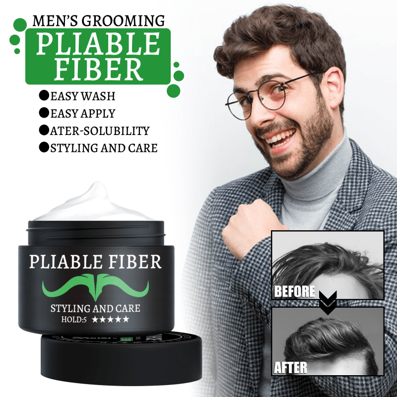 Men's Anti Frizz Styling Cream for Natural Fluffy Hair