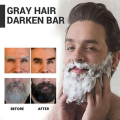 Gray Hair Darken Shampoo Bar - Darkening Shampoo Bar For Gray Hair
