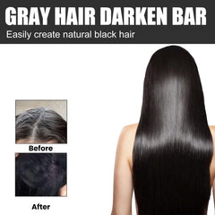 Gray Hair Darken Shampoo Bar - Darkening Shampoo Bar For Gray Hair