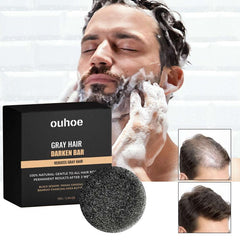 Gray Hair Darken Shampoo Bar - Darkening Shampoo Bar For Gray Hair