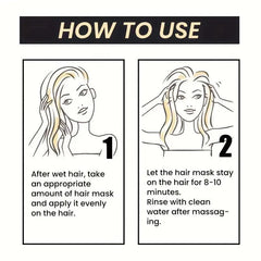 Shea Butter Hair Mask Cream for Damaged Hair