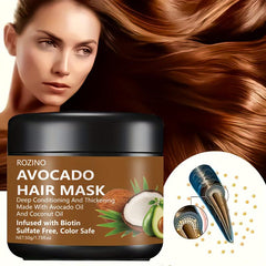 Avocado Coconut Hair Mask Repair Split Ends Smooth Hair Care