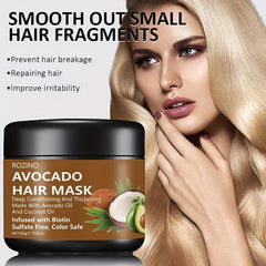 Avocado Coconut Hair Mask Repair Split Ends Smooth Hair Care