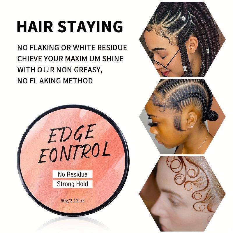 60g Hair Styling Wax Sideburns Hair Wax Edge Control Hair Finishing Paste Cream