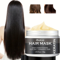 Keratin Hair Mask - Frizz Repair for Dry & Damaged Hair