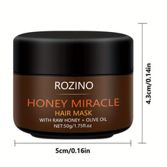 50g Honey Miracle Hair Mask Strengthens, Repairs Split Ends, Moisturizes