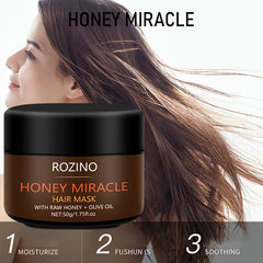 50g Honey Miracle Hair Mask Strengthens, Repairs Split Ends, Moisturizes