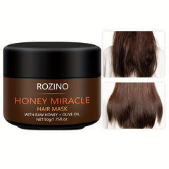 50g Honey Miracle Hair Mask Strengthens, Repairs Split Ends, Moisturizes