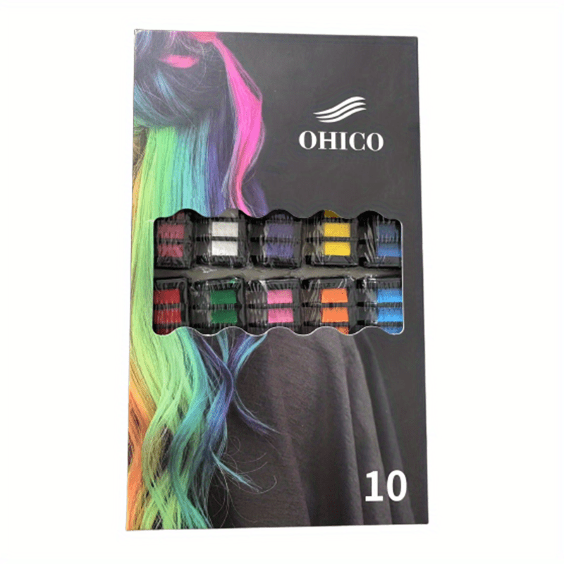 Halloween Hair Chalk Comb Set - 6pcs/10pcs - Washable DIY Dye Party Cosplay