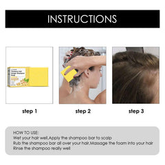 Ginger Hair Shampoo Bar Cleanses Moisturizes Dry Hair