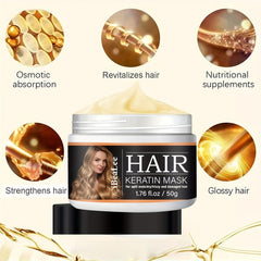 Keratin Hair Mask Deep Conditioning Treatment for All Hair Types