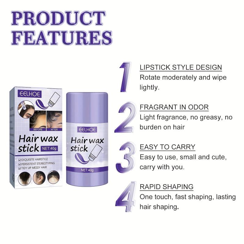 67g Hair Wax Stick Strong Hold for Fly Away and Edge
