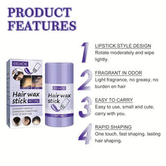 67g Hair Wax Stick Strong Hold for Fly Away and Edge