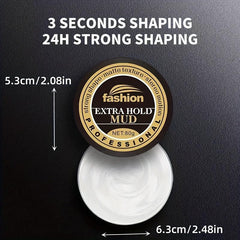Men's Hair Clay Wax Spray Clear Matte Long Lasting Styling Gel