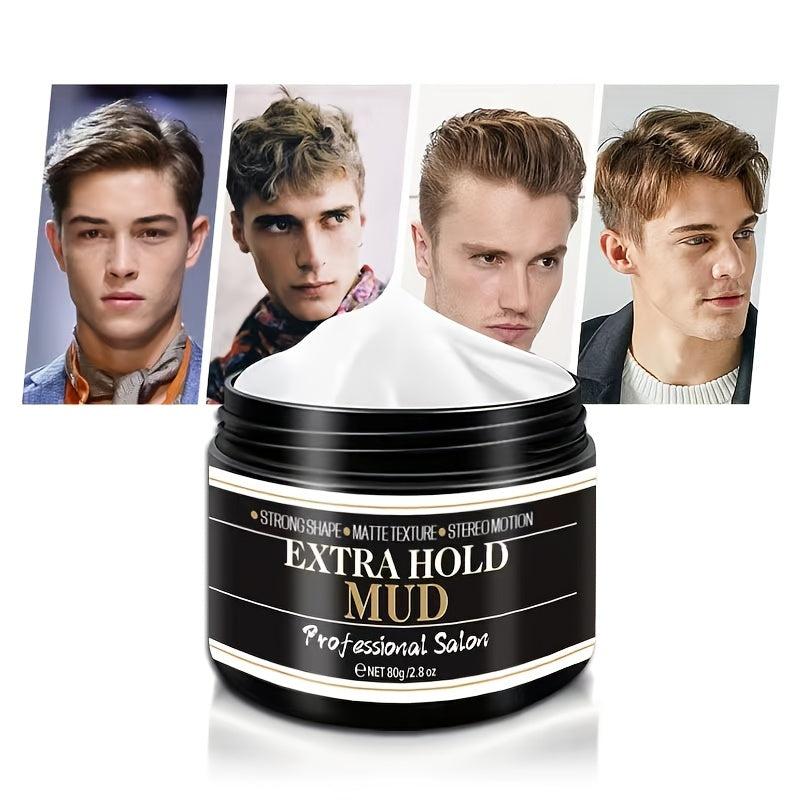 Men's Hair Clay Wax Spray Clear Matte Long Lasting Styling Gel