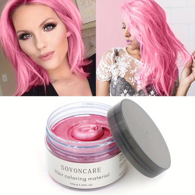 Party Ready Hair Wax Temporary Hair Dye 4.23 Oz Cream Pomade for Women & Men