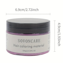 Party Ready Hair Wax Temporary Hair Dye 4.23 Oz Cream Pomade for Women & Men