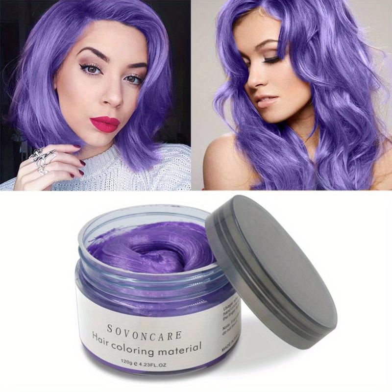 Party Ready Hair Wax Temporary Hair Dye 4.23 Oz Cream Pomade for Women & Men