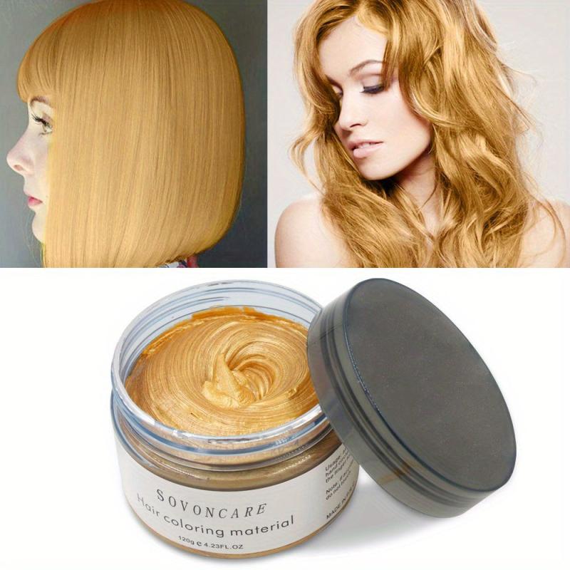 Party Ready Hair Wax Temporary Hair Dye 4.23 Oz Cream Pomade for Women & Men