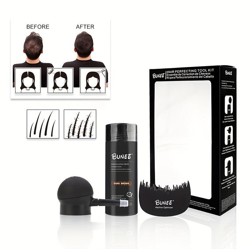 Hair Fibers 3 in 1 Set - 27 5g Hair Building Fibers Powder Set