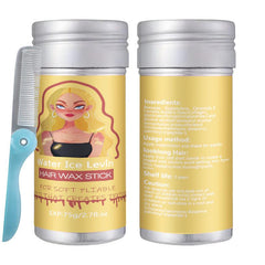 Non Greasy Hair Wax Stick with Comb, Portable Hair Pomade Stick