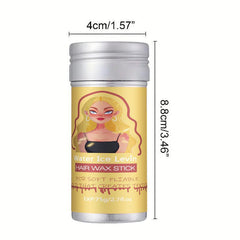 Non Greasy Hair Wax Stick with Comb, Portable Hair Pomade Stick
