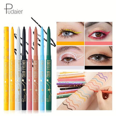 18 Color Eyeliner Glue Pen Smudge Proof Sweat Proof Long Lasting