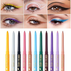 18 Color Eyeliner Glue Pen Smudge Proof Sweat Proof Long Lasting