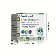 Hydrolyzed Keratin Boosting Hair Mask Moisturizing Repairing Split Ends