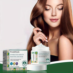 Hydrolyzed Keratin Boosting Hair Mask Moisturizing Repairing Split Ends
