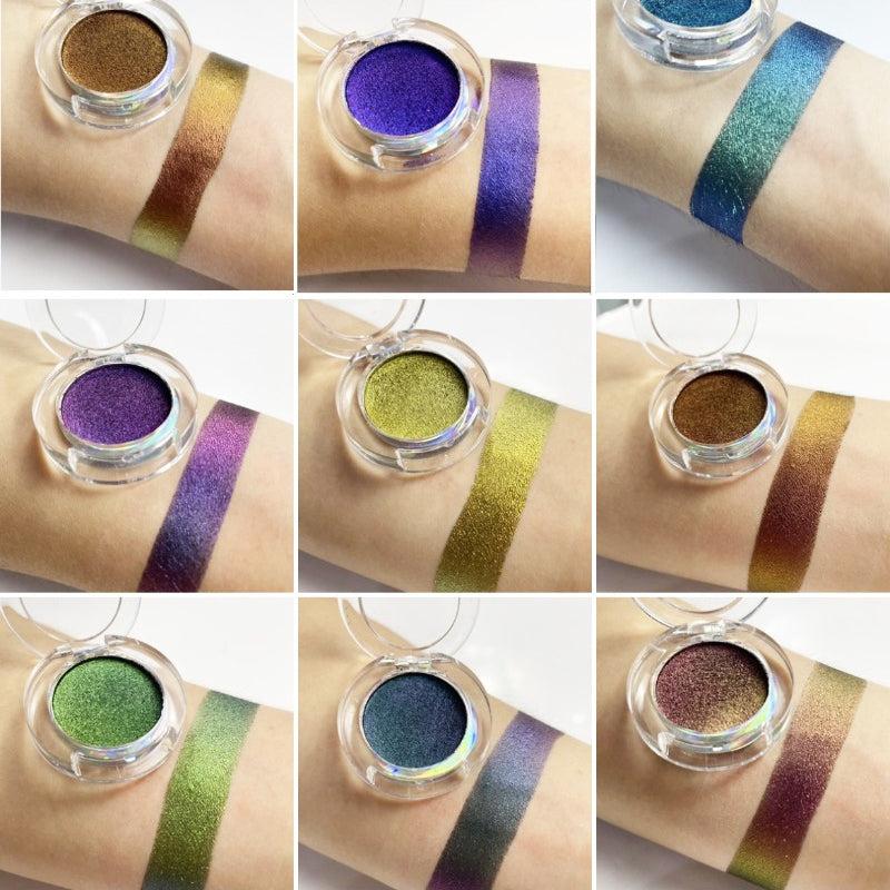 Coral Gradient Chameleon Eyeshadow Powder