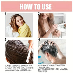 Rose Essence Radiance Hair Care Mask Professional Hair Care Facial Mask