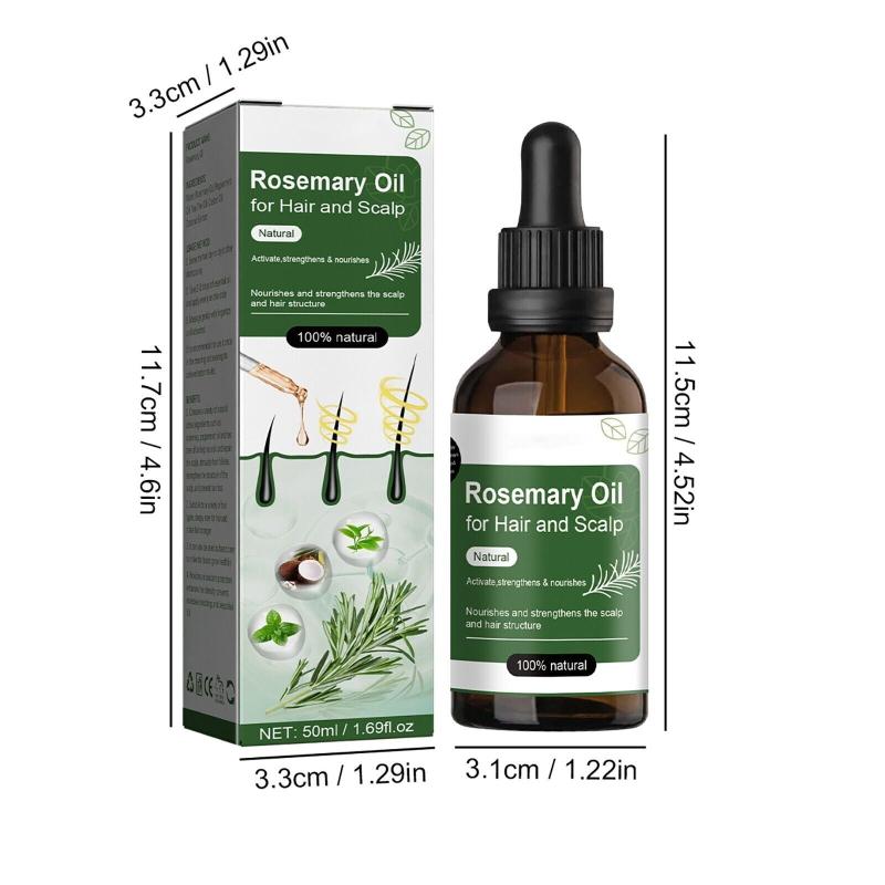 50ml Rosemary Hair Care Strengthening Hair Repair Split Ends Health