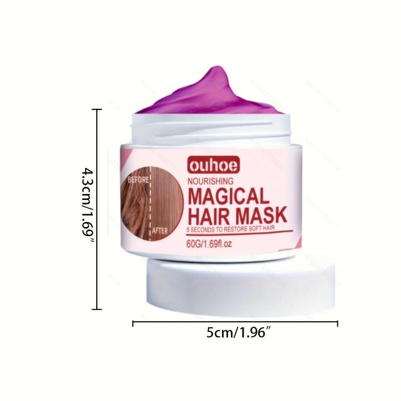 60g Keratin Repair Hair Mask Steam Repair Silky Perm Hair Care
