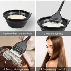 11pcs Hair Dye Coloring Kit Salon Home Use