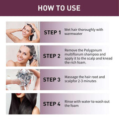 Polygonum Multiflorum Shampoo Bar for Hair Strengthening