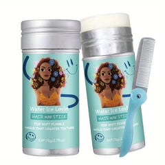 Hair Wax Stick Hair Care Anti Restlessness Hair Styling Wax Comb Set